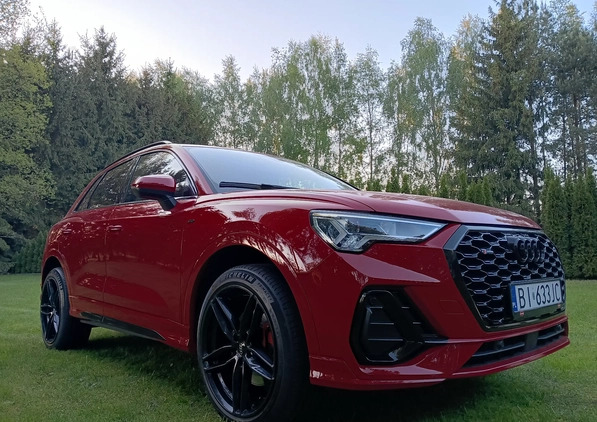 Audi Q3 cena 145000 przebieg: 55000, rok produkcji 2019 z Białystok małe 781